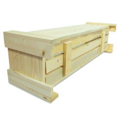 Donica drewniana 120x33x35