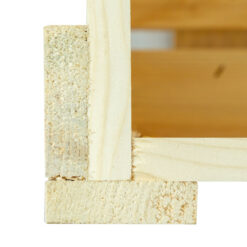 Donica drewniana o wymiarach 33 cm x 33 cm x 35 cm